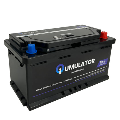 iQumulator LiFePO4 Batterie 12,8V 185Ah Ultra mit Bluetooth & Heizung – Q185Ultra